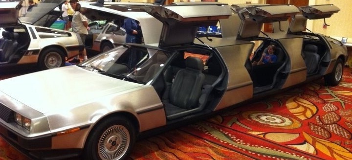 delorean limousine