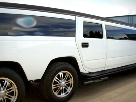 white hummer limo png